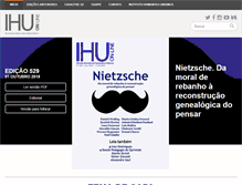 Tablet Screenshot of ihuonline.unisinos.br